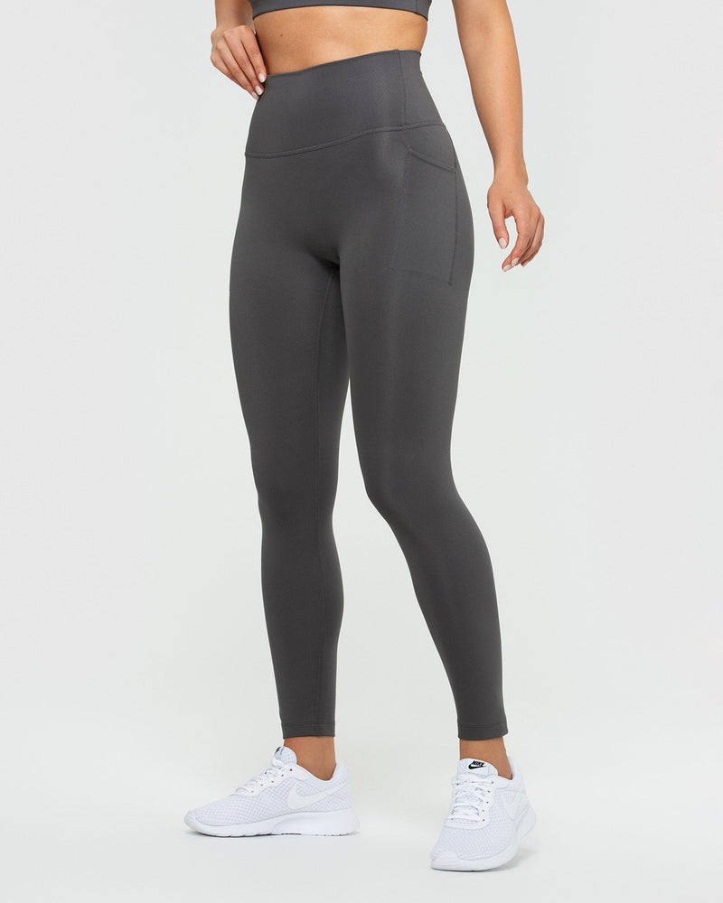 Black Super High Rise Luxe Pocket Legging | maurices